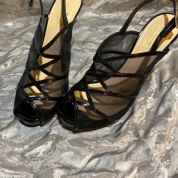 Kate Spade Black Patent Leather High Heels - Picture 13 of 13